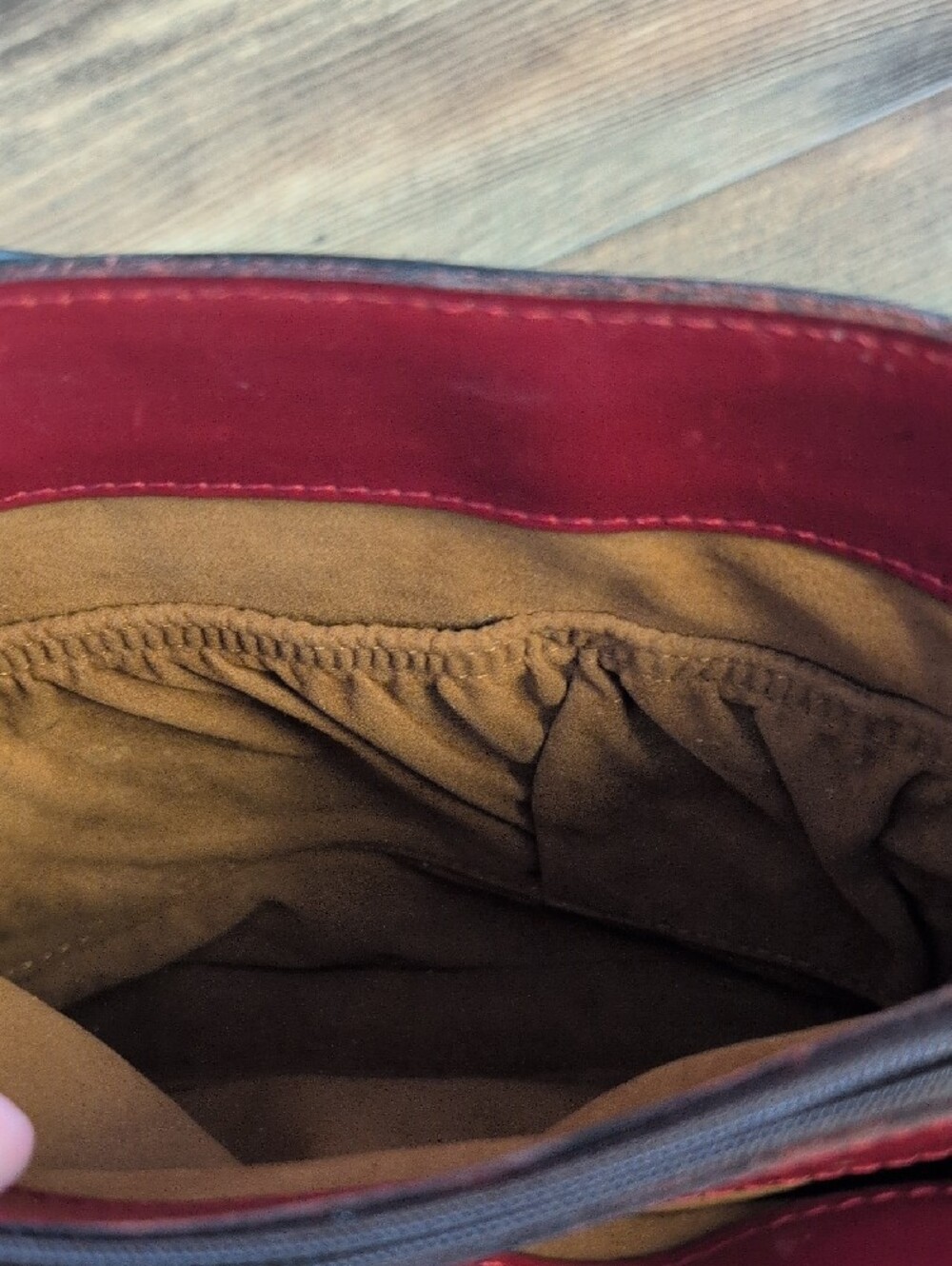 Patricia Nash Irving Leather Floral Etched Rose Crossbody M397 - Picture 11 of 16